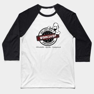 Builder Ben Paranormal Logo light colors (back) Baseball T-Shirt